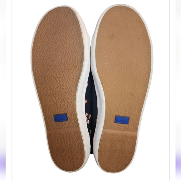 Keds X Paper Rifle Co Posy Embroidered Kickstart High Top Sneakers Size 6.5 Navy - Picture 12 of 14